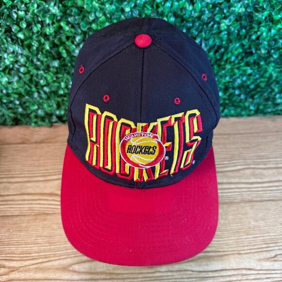 Vintage Houston Rockets NBA Snapback Hat Rare Adult Cap HTF - Picture 4 of 10